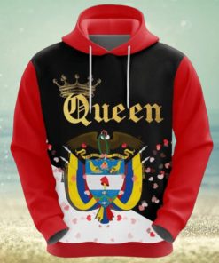 Valentines Day Hoodie, Colombia Queen Valentine 3D Hoodie