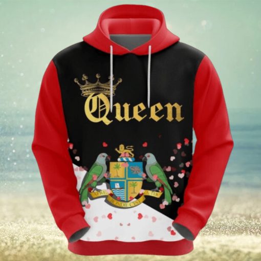 Valentines Day Hoodie, Dominica Queen Valentine Hoodie