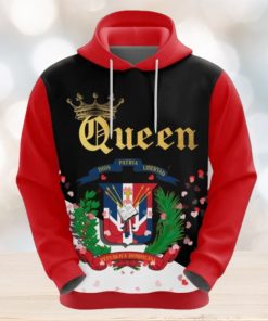 Valentines Day Hoodie Dominicanepublic Queen Valentine Hoodie