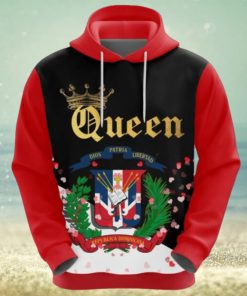 Valentines Day Hoodie Dominicanepublic Queen Valentine Hoodie