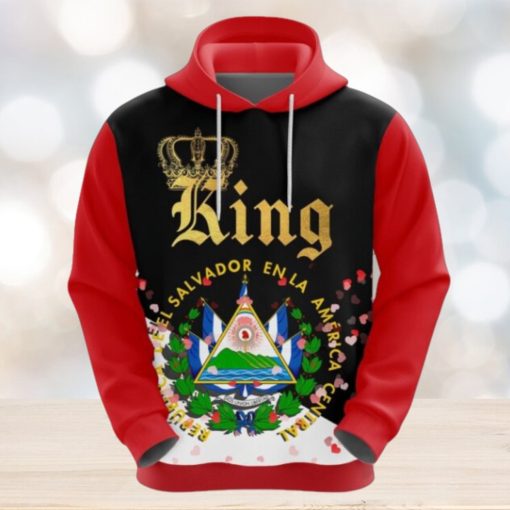 Valentines Day Hoodie El Salvador King Valentine Hoodie