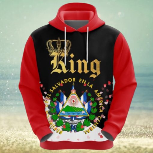 Valentines Day Hoodie El Salvador King Valentine Hoodie