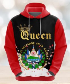 Valentines Day Hoodie El Salvador Queen Valentine Hoodie