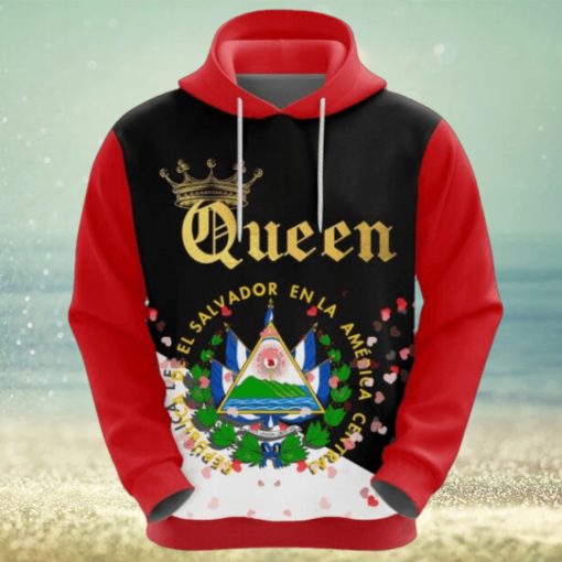 Valentines Day Hoodie El Salvador Queen Valentine Hoodie