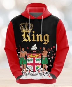 Valentines Day Hoodie Fiji King Valentine Hoodie All Over Print