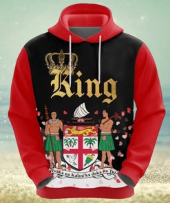 Valentines Day Hoodie Fiji King Valentine Hoodie All Over Print