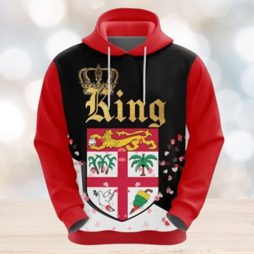 Valentines Day Hoodie Fiji King Valentine Hoodie
