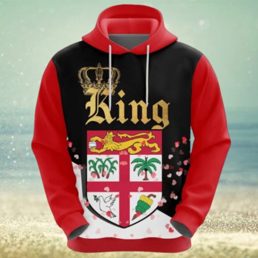 Valentines Day Hoodie Fiji King Valentine Hoodie