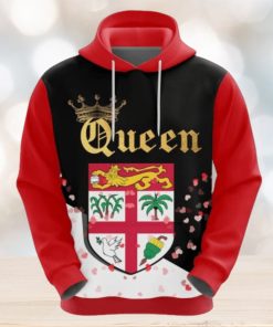 Valentines Day Hoodie Fiji Queen Valentine Hoodie All Over Print