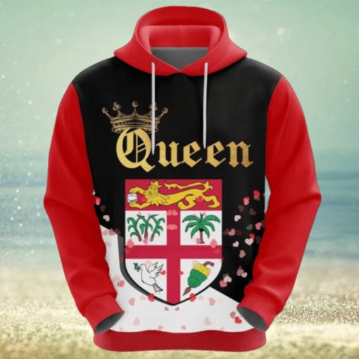 Valentines Day Hoodie Fiji Queen Valentine Hoodie All Over Print
