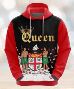 Valentines Day Hoodie Fiji Queen Valentine Hoodie