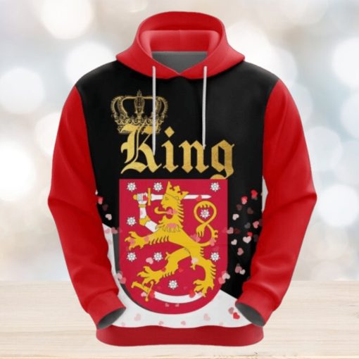 Valentines Day Hoodie Finland King Valentine Hoodie