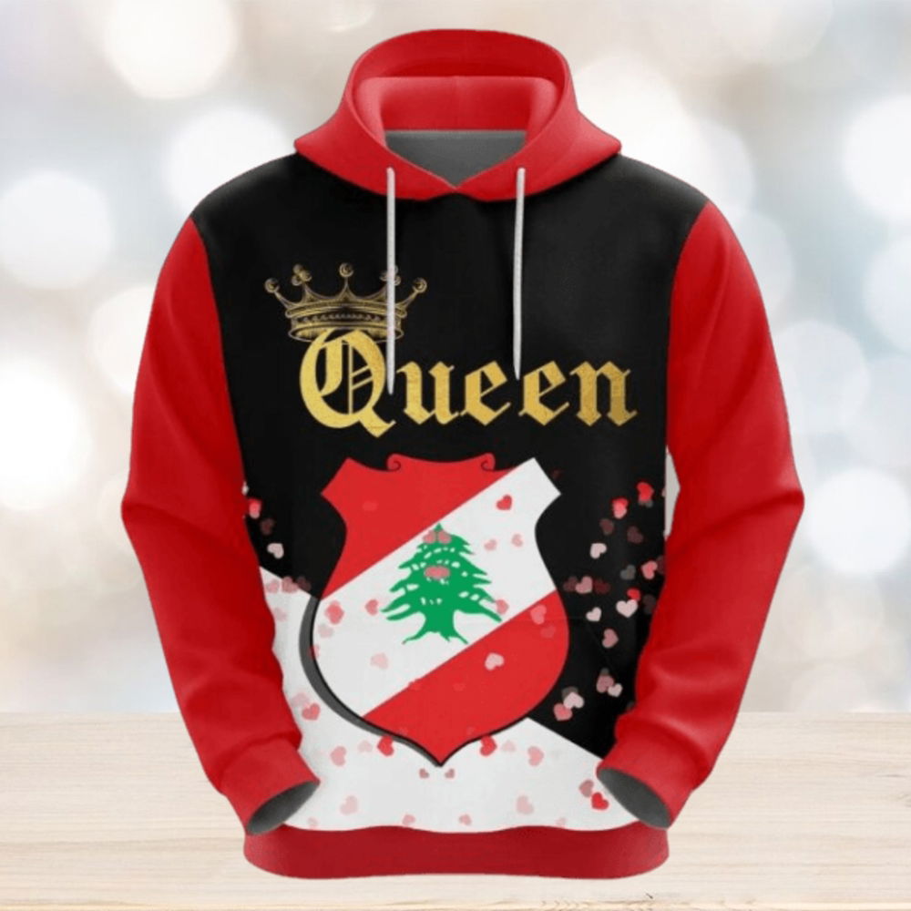 Valentines Day Hoodie Lebanon Queen Valentine 3D Hoodie Valentines Day Hoodie Lebanon Queen Valentine 3D Hoodie