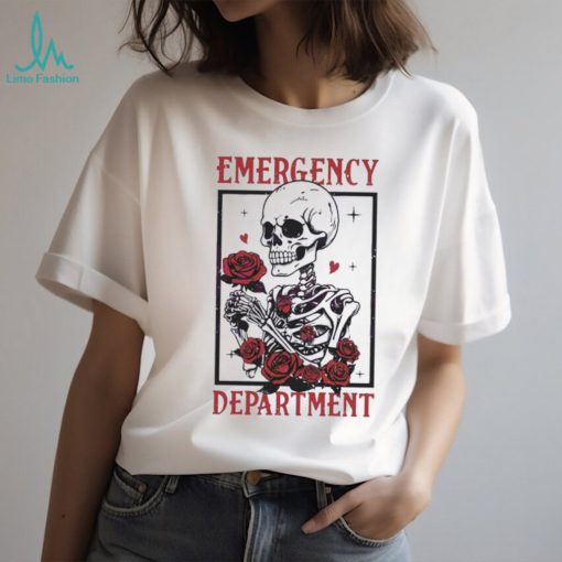 Valentines Emergency Department Skeleton Shirt