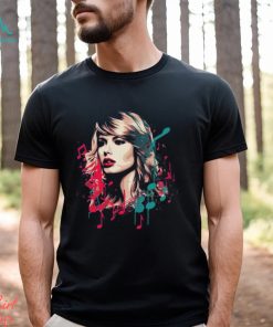 Valentines Swiftie Sweatshirt With Retro Style Portrait Painting Eras Concert T Shirt