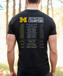 Valiant University of Michigan Football Michigan Beat Everybody 2023 National Champions Shirt