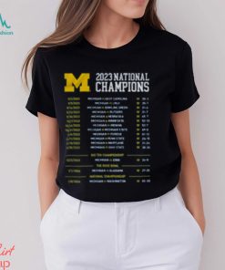 Valiant University of Michigan Football Michigan Beat Everybody 2023 National Champions Shirt