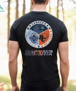Vancouver Sports Teams Canucks x BC Lions and Whitecaps FC Logo 2023 T Shirt