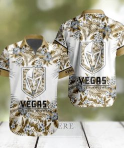 Vegas Golden Knights NHL Hawaiian Shirt Flower Pattern Hockey Fans Gift