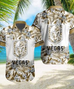 Vegas Golden Knights NHL Hawaiian Shirt Flower Pattern Hockey Fans Gift