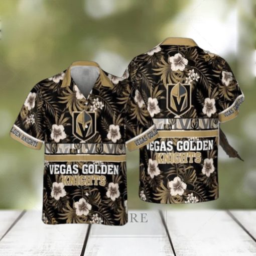 Vegas Golden Knights NHL Hawaiian Shirt Hibiscus Pattern Best Beach Gift