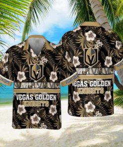 Vegas Golden Knights NHL Hawaiian Shirt Hibiscus Pattern Best Beach Gift