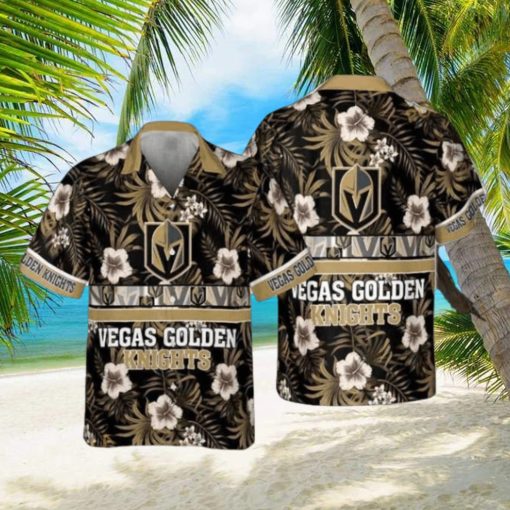 Vegas Golden Knights NHL Hawaiian Shirt Hibiscus Pattern Best Beach Gift