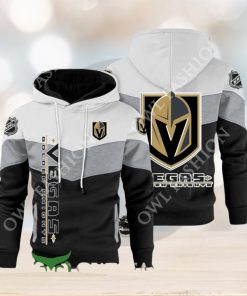 Vegas Golden Knights NHL Hockey Black White Printed Hoodie