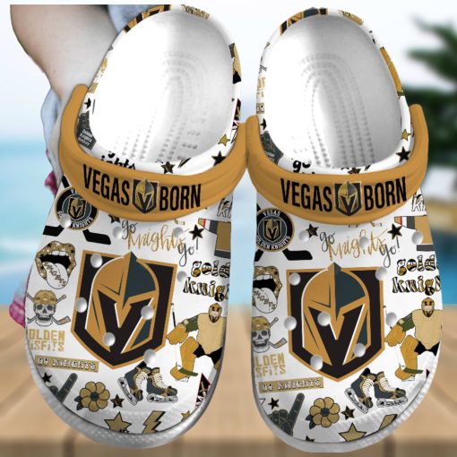 Vegas Golden Knights NHL Sport Crocs Crocband Clogs Shoes Comfortable For Men Women and Kids – Footwearelite Exclusive