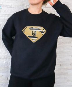 Vegas Golden Knights Superman logo shirt