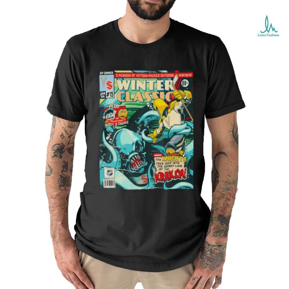 Vegas Golden Knights vs Seattle Kraken NHL Winter Classic 2024 comics shirt Vegas Golden Knights vs Seattle Kraken NHL Winter Classic 2024 comics shirt