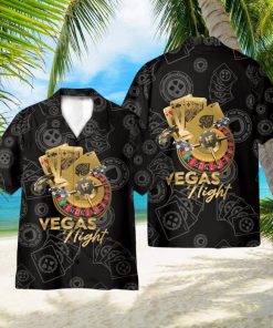 Vegas Night In Casino AOP Hawaiian Shirt Cute Summer Holiday Gift