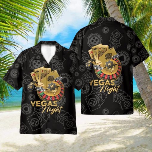 Vegas Night In Casino AOP Hawaiian Shirt Cute Summer Holiday Gift