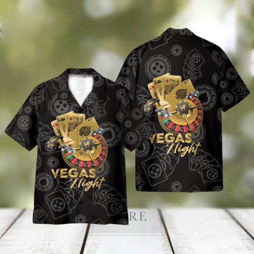 Vegas Night In Casino AOP Hawaiian Shirt Cute Summer Holiday Gift