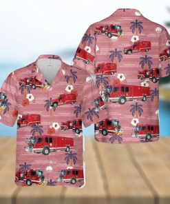 Vermont Williston Fire And Ambulance Department Hawaiian Shirt