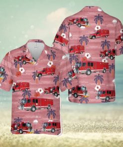 Vermont Williston Fire And Ambulance Department Hawaiian Shirt