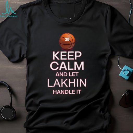 Viktor Lakhin Keep Calm Cincinnati Fan Basketball Gift Game Day Red Tee shirt