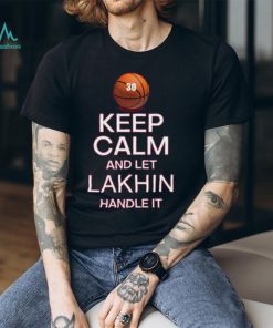 Viktor Lakhin Keep Calm Cincinnati Fan Basketball Gift Game Day Red Tee shirt