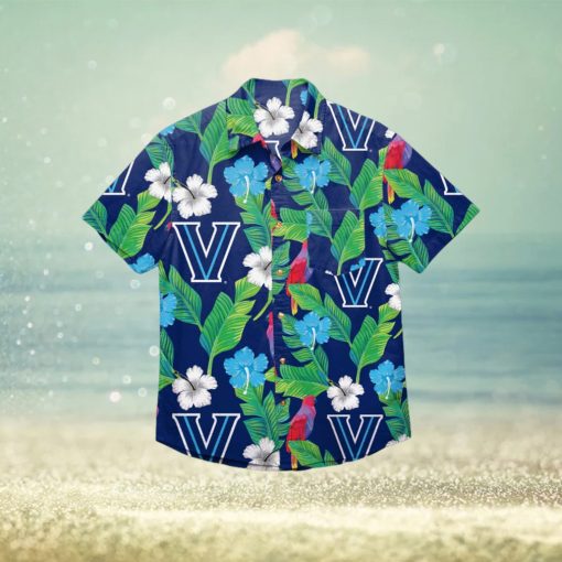 Villanova Wildcats Floral Hawaiian Shirt