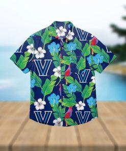 Villanova Wildcats Floral Hawaiian Shirt