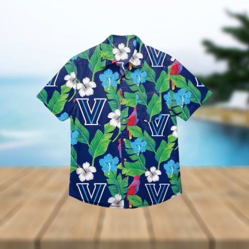 Villanova Wildcats Floral Hawaiian Shirt