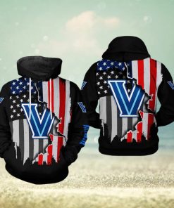 Villanova Wildcats NCAA US Flag 3D Printed Hoodie