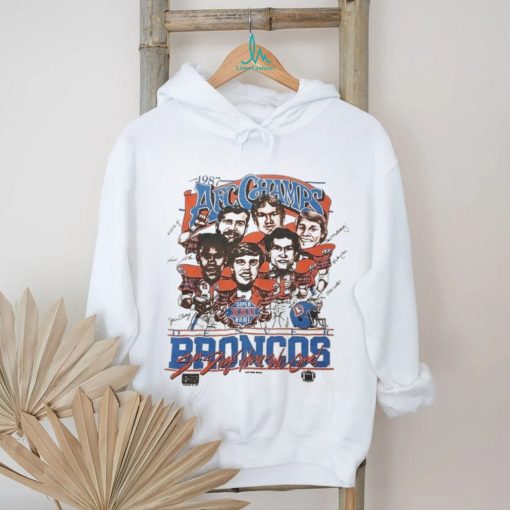 Vintage 1980s USA Made NFL Denver Broncos Super Bowl Caricature 1987 T Shirt