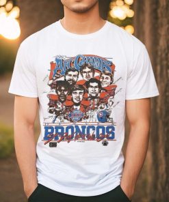 Vintage 1980s USA Made NFL Denver Broncos Super Bowl Caricature 1987 T Shirt