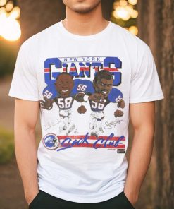 Vintage 1987 NFL New York Giants ‘Sack Club’ Carl Banks Lawrence Taylor Caricature T Shirt