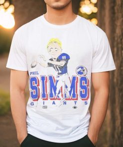 Vintage 1987 New York Giants NFL Phill Sims T Shirt