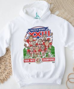 Vintage 1988 nfc Champions San Francisco 49ers Super Bowl XXIII Caricature nfl T Shirt