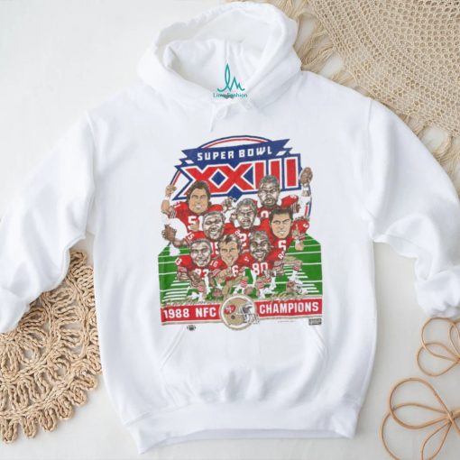 Vintage 1988 nfc Champions San Francisco 49ers Super Bowl XXIII Caricature nfl T Shirt