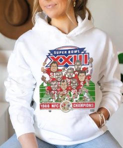 Vintage 1988 nfc Champions San Francisco 49ers Super Bowl XXIII Caricature nfl T Shirt