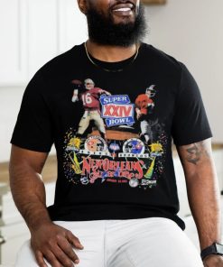 Vintage 1990 Super Bowl 25 NFL single stitch T shirt